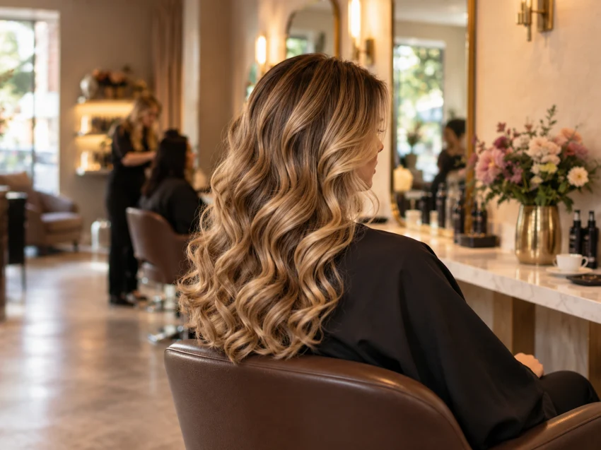 Hollywood waves gestyled bij Kapsalon Manon
