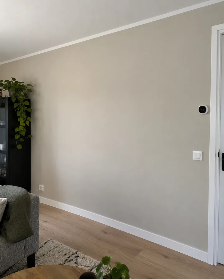Recent geschilderde woonkamer